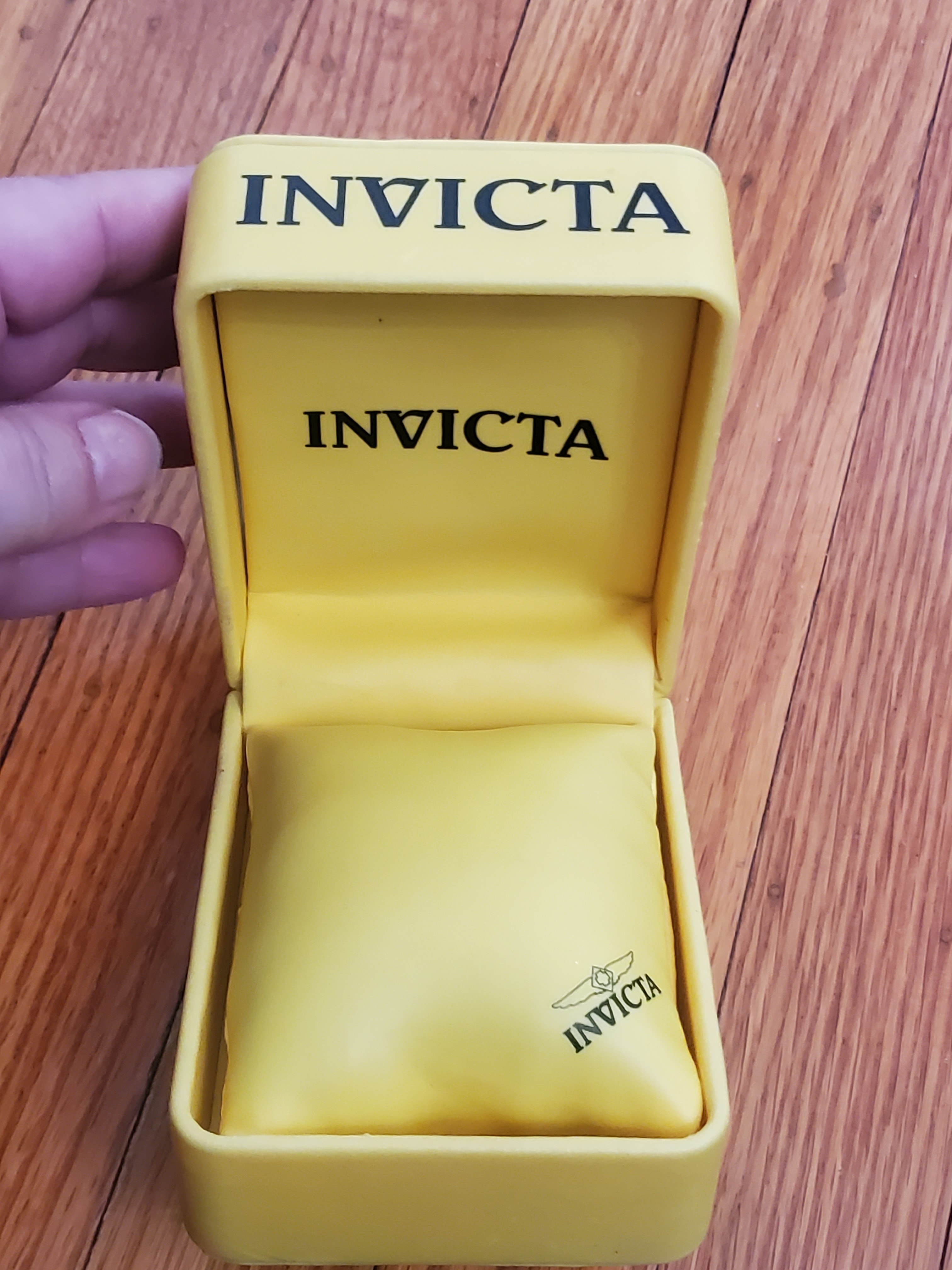 Invicta Yellow Watch Box  Branded Presentation Case